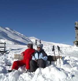 Skiurlaub im Lungau - Pause am Speiereck